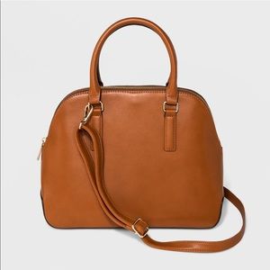 Triple compartment dome satchel handbag- A New Day